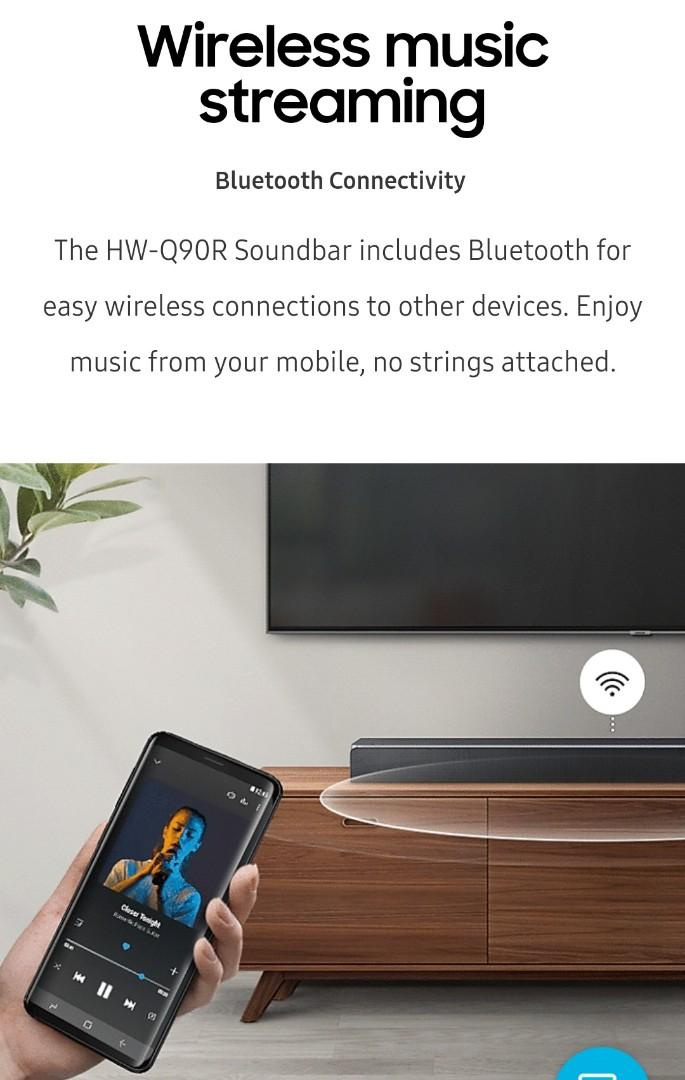 Samsung HW-Q90R Harman Kardon 7.1.4ch dolby atmos環繞sound bar