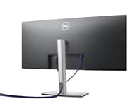 Dell P3424WE 曲面顯示器。