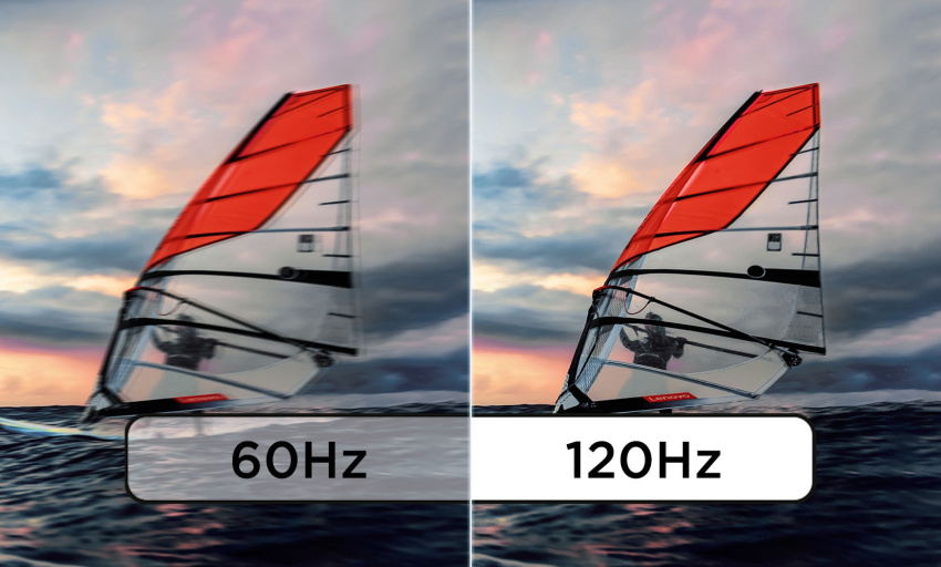 60/120Hz 可變更新率比較