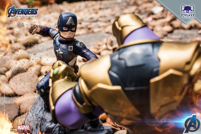 漫威復仇者聯盟：美國隊長正版模型手辦人偶玩具 Marvel's Avengers: Endgame Premium PVC Captain America official figure toy content 1 battle thanos