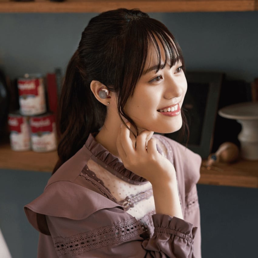 ATH-SQ1TW 真無線耳機 (粉咖啡)