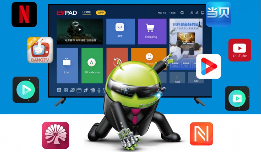 EVPAD 5Max TV Box - 4G 128G Large Storage
