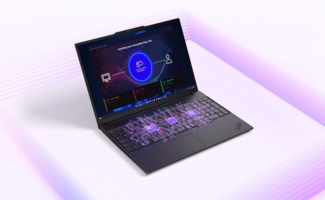 Lenovo ThinkPad E16 Gen 3 (16 吋 AMD) 筆記型電腦配備強大安全功能及先進登入選項，為你提供資料與裝置保護。