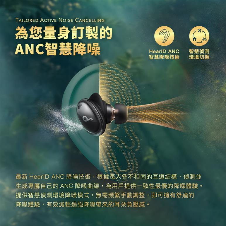 ANKER Soundcore Liberty 3 Pro 真無線藍牙耳機 A3952 午夜黑