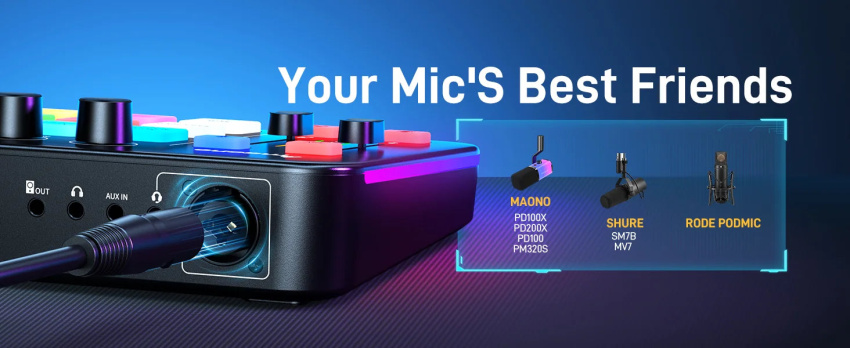 Maonocaster G1 NEO Audio mixer (9).webp__PID:b403cb72-c460-48e7-8309-a50a79d2fc35