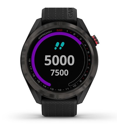 Garmin Approach S42 Carbon with Black Silicone [010-2572-00