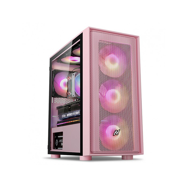 ABKONCORE CNM202 M-ATX Case - Pink | 飛馬電腦PEGASUS