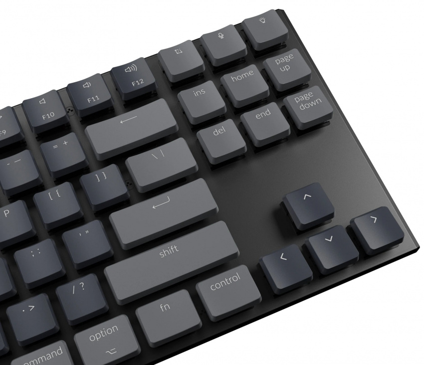 Keychron K1 超薄無線機械鍵盤適用於 Mac Windows 104 鍵 - Gateron 薄型機械開關 RGB 背光