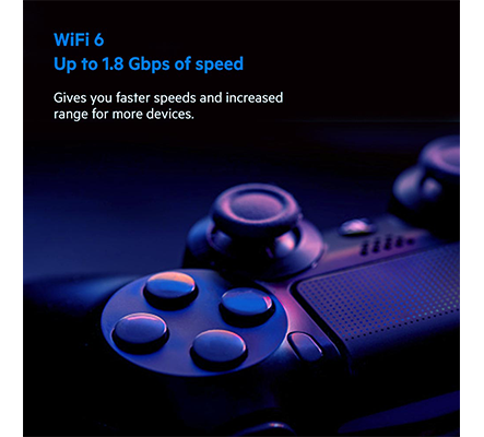 WiFi 6：速度最高可達 1.8 Gbps