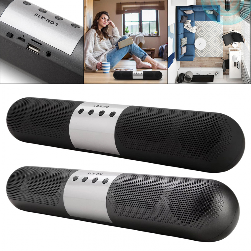 Portable Bluetooth 5.0 Wireless Speakers Support TF Card Gift for Home Use Party Office Car PC Notebook Tablet Outdoor Indoor