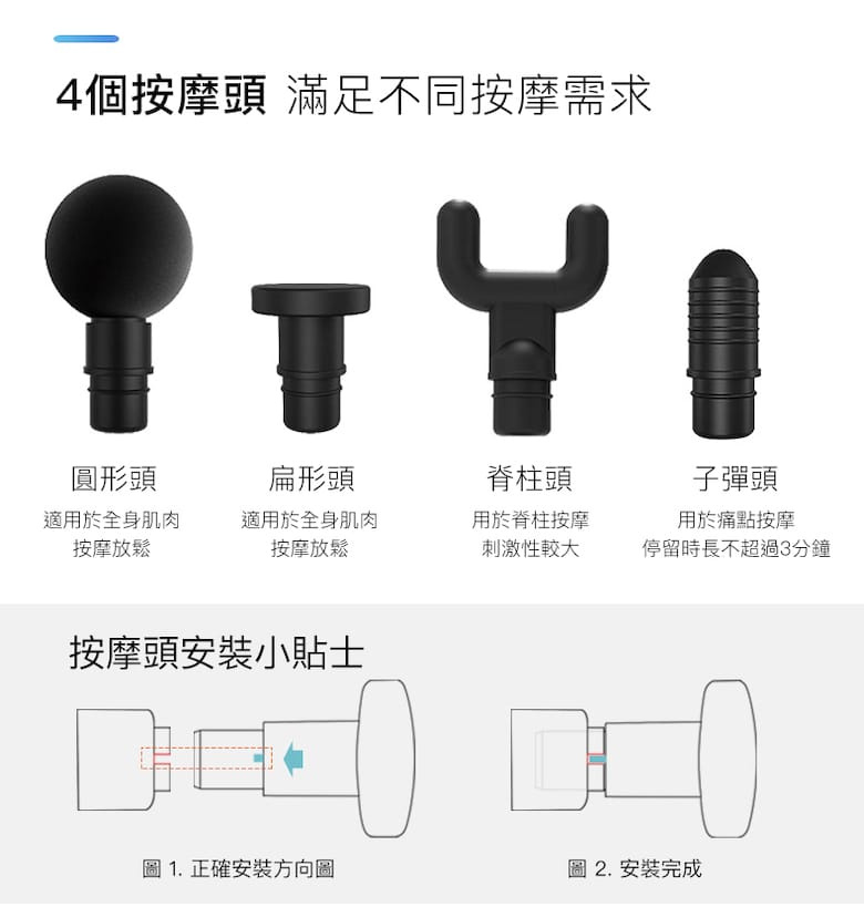 Boluojun Booster M 觸屏肌肉深層放鬆靜音筋膜按摩槍