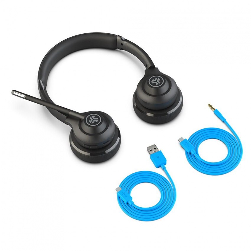 使用隨附的Type-C充電電纜和Type-C至3.5mm AUX電纜的Go Work無線入耳式耳機