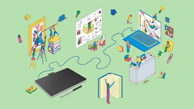 Wacom One 數位板 2 的功能