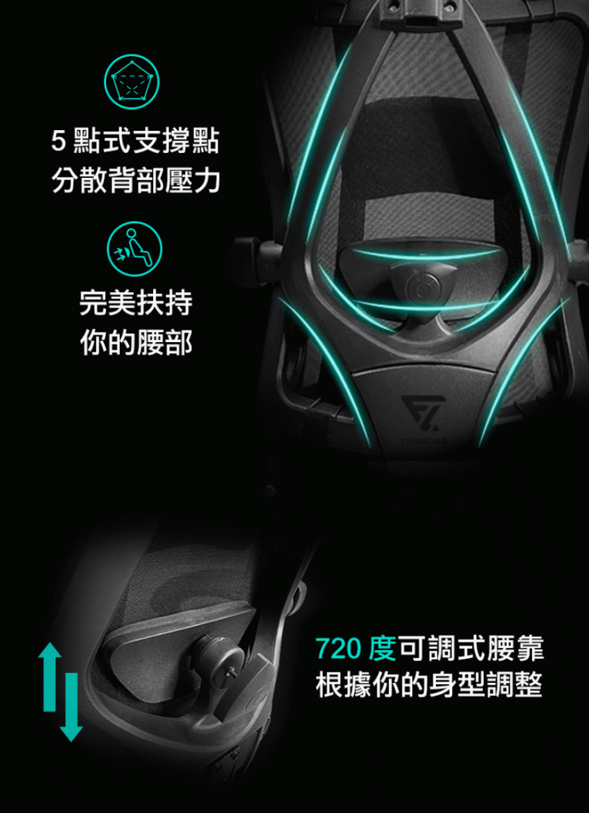 台灣 Future Lab未來實驗室 7D人體工學躺椅
