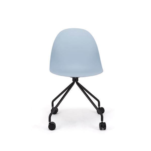 Northern European Plastic Office Chairs With Wheels