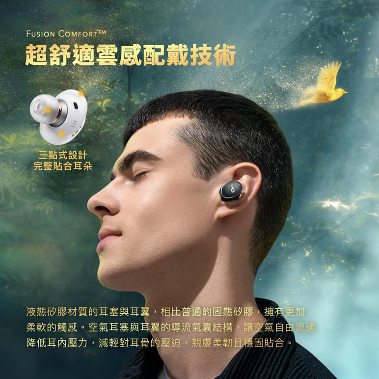 ANKER Soundcore Liberty 3 Pro 真無線藍牙耳機 A3952 午夜黑