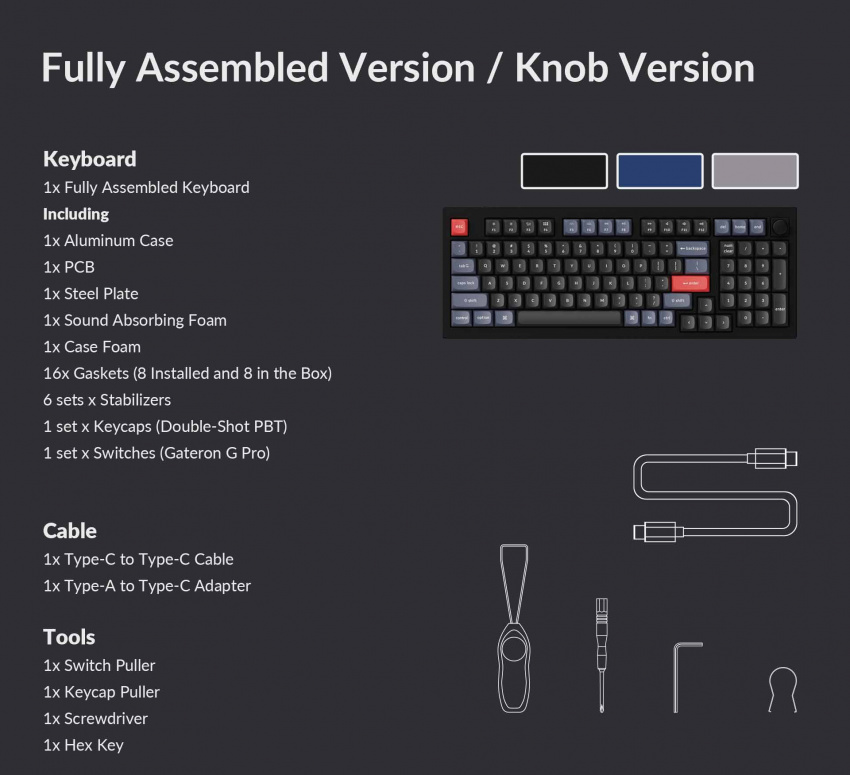 Keychron Q5 1800 Compact Custom Mechanical Keyboard