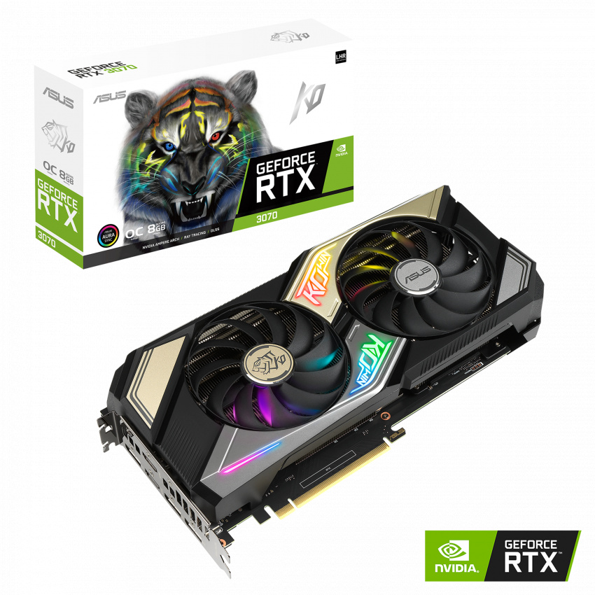 ASUS KO GeForce RTX™ 3070 V2 OC Edition 8GB GDDR6 | Graphics Card