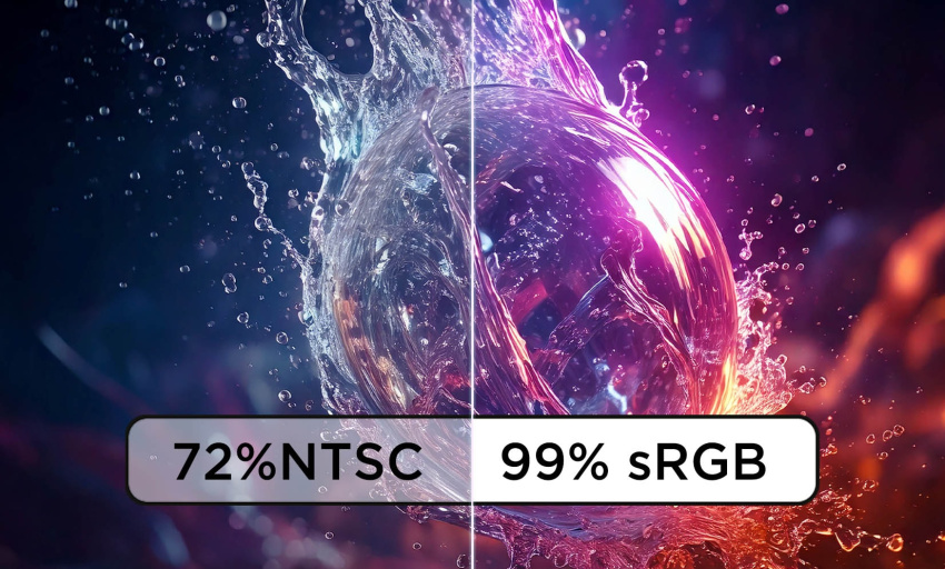 99% sRGB 及 99% BT.709 色域