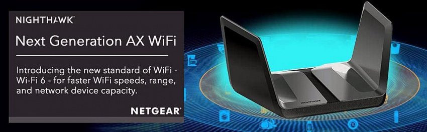 NETGEAR Nighthawk AX8 雙頻 WiFi 6 智能無線路由器（AX6000）