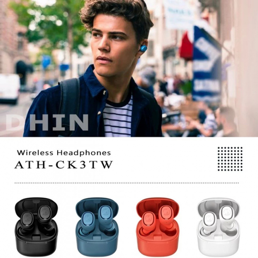 日本 AUDIO TECHNICA ATH-CK3TW 真無線耳機