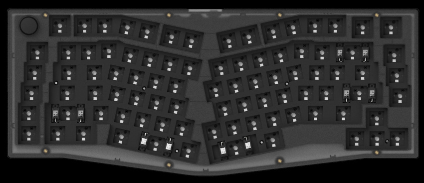 Barebone US layout of Keychron V10 Custom Mechanical Keyboard