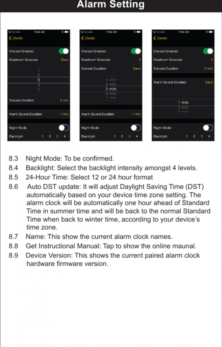 Page 12 of BNC020 Bluetooth Alarm Clock User Manual Manual Zeon Far East