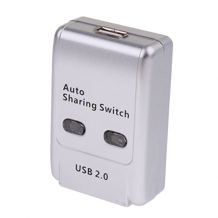 USB 2.0 Switch Hub Sharing Switcher Splitter 1 Auto Printer Scanner to 2PC