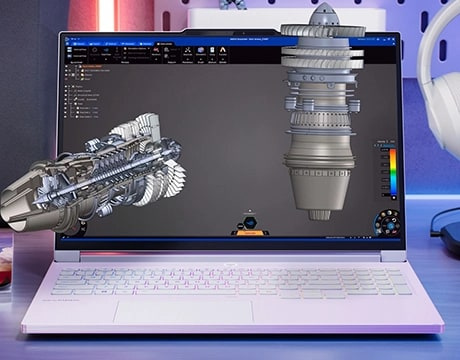 專為創作者而設，Legion 7i 可精準處理高解像度的 3D 建模任務。