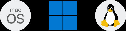 macOS, Windows and Linux icon