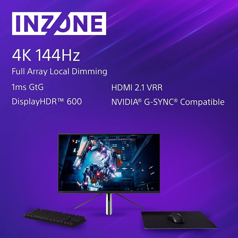 SONY 27” INZONE M9 4K HDR 144Hz Gaming Monitor | SDM-U27M90 - 訊達