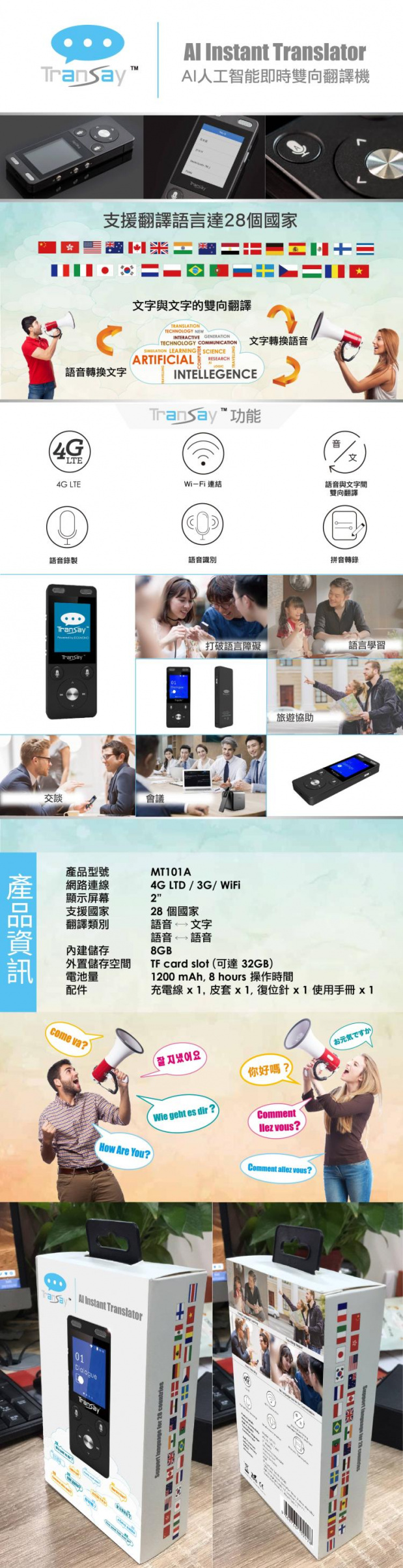 TranSay AI人工智4G能雙向即時翻譯機神器 (1).jpg