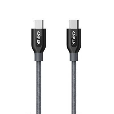 Anker PowerLine+ USB-C to USB-C 2.0 數據線(3ft/0.9m) 灰色香港行貨- 數據線- 手機及配件- 電子產品-  友和YOHO - 網購電器及電子產品
