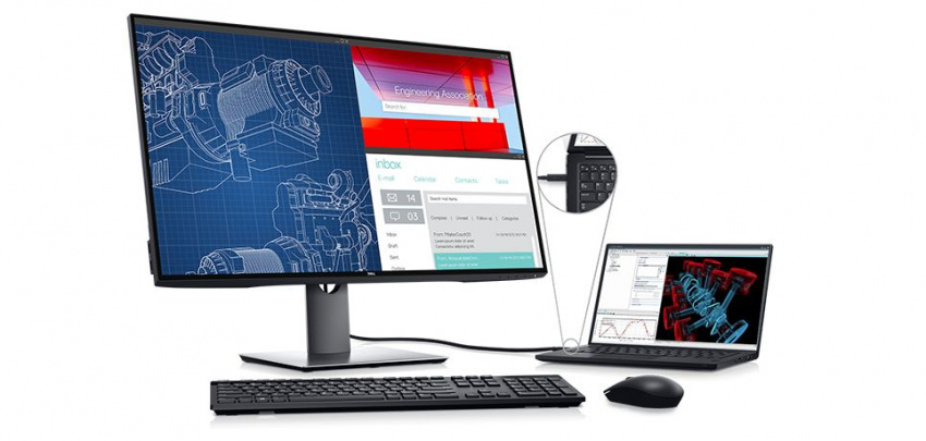 Dell U3219Q 顯示器 - 簡單易用。高效管理。