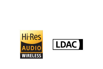 高解析度音效無線和 LDAC 標誌