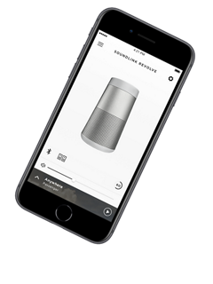 Bose Connect 應用程式流動電話畫面