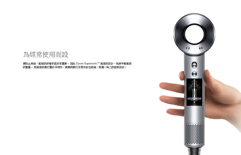 Dyson - HD02 Pro Supersonic Hair Dryer 風筒 Salon 專業版銀灰色 UK平行 HD02 PRO