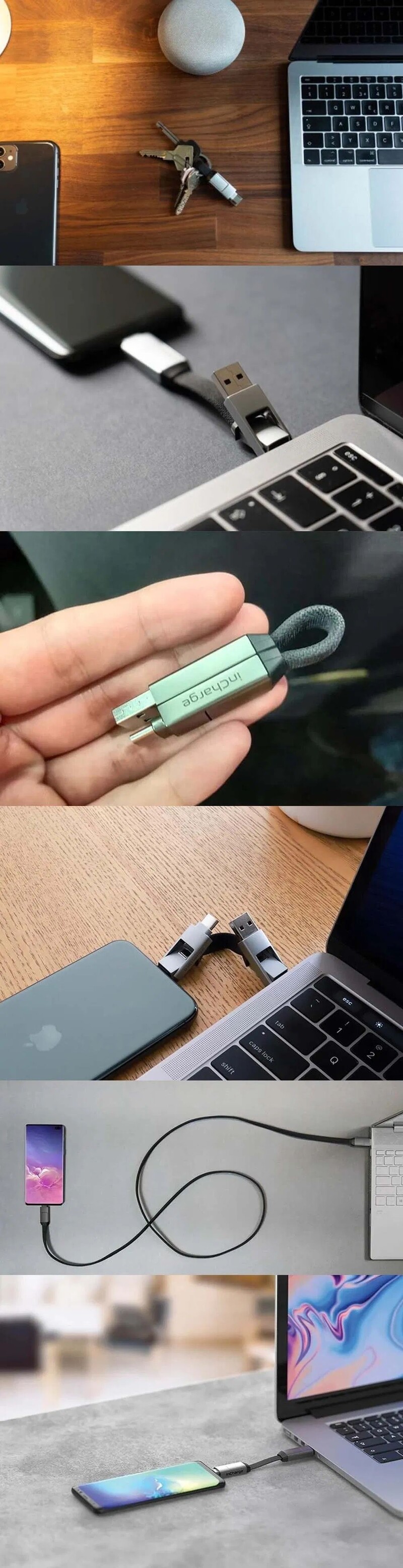 inCharge 6 38mm 六合一充電線