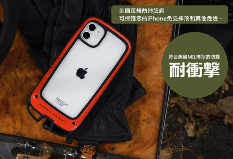 日本, ROOT, CO.Shock, Resist, Case, +Hold, iPhone, 12/Pro/Max/Mini ,Case(十一月到貨)