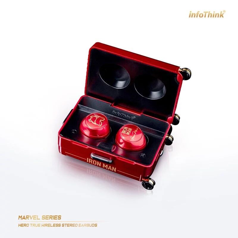 Infothink 漫威系列Les héros真無線藍牙耳機 - 鋼鐵人 iTWS100-IM