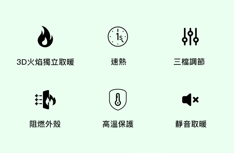 米小白復古暖風機