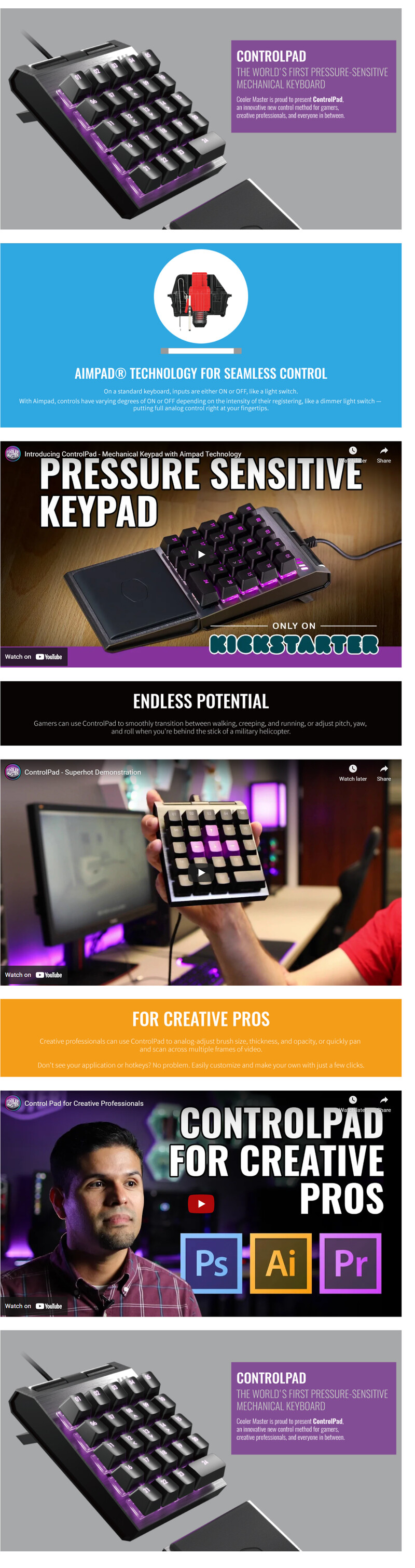 Cooler Master Controlpad 24keys Ramboxs Technology Limited