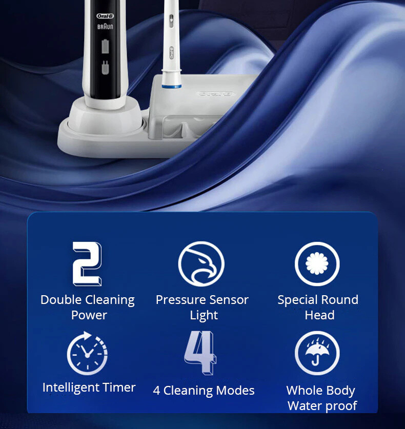 德國百靈Oral-B-3D PRO4000 Professional Care 數位極淨電動牙刷