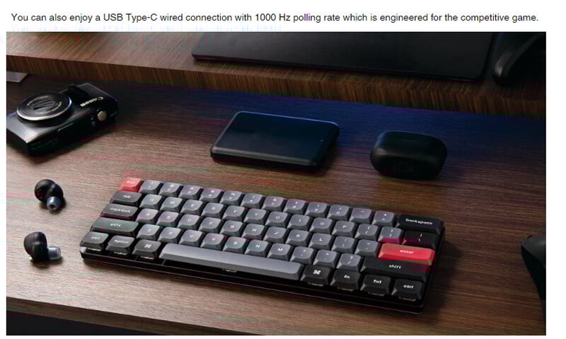 香港 Keychron K9 Pro QMK/VIA ワイヤレス カスタム メカニカル