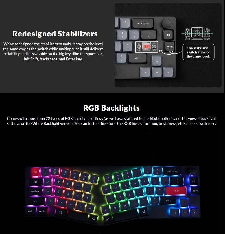 Keychron K11 Pro: 赤軸、RGBバックライト、ホットスワップ対応 Keychron K11 Pro 赤軸 RGBバックライト ホットスワップ対応