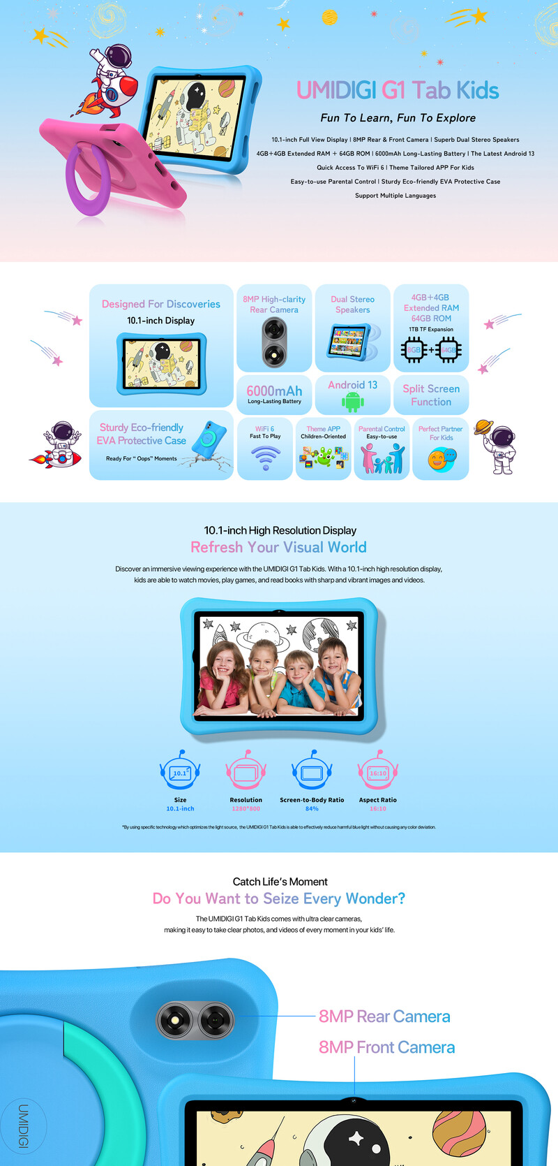 Introducing UMIDIGI G1 Tab Kids - Fun To Learn, Fun To Explore 