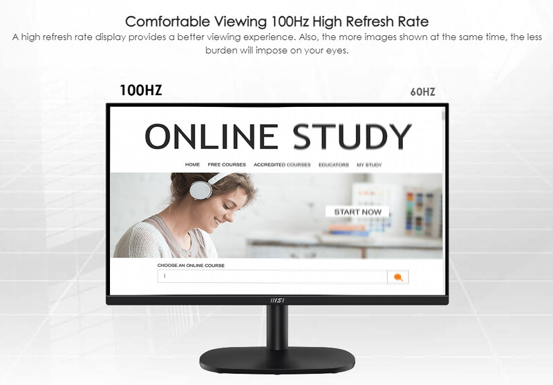 MSI【PRO MP245V】24" FHD 100Hz IPS 顯示器 16 MSI【PRO MP245V】24" FHD 100Hz IPS 顯示器 15