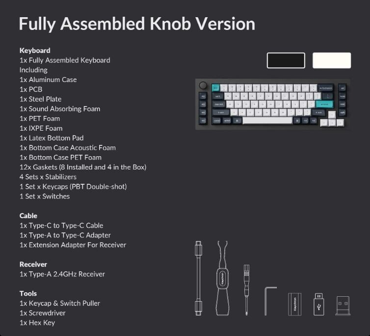 Keychron Q65 Max QMK/VIA ワイヤレス カスタマイズ メカニカル