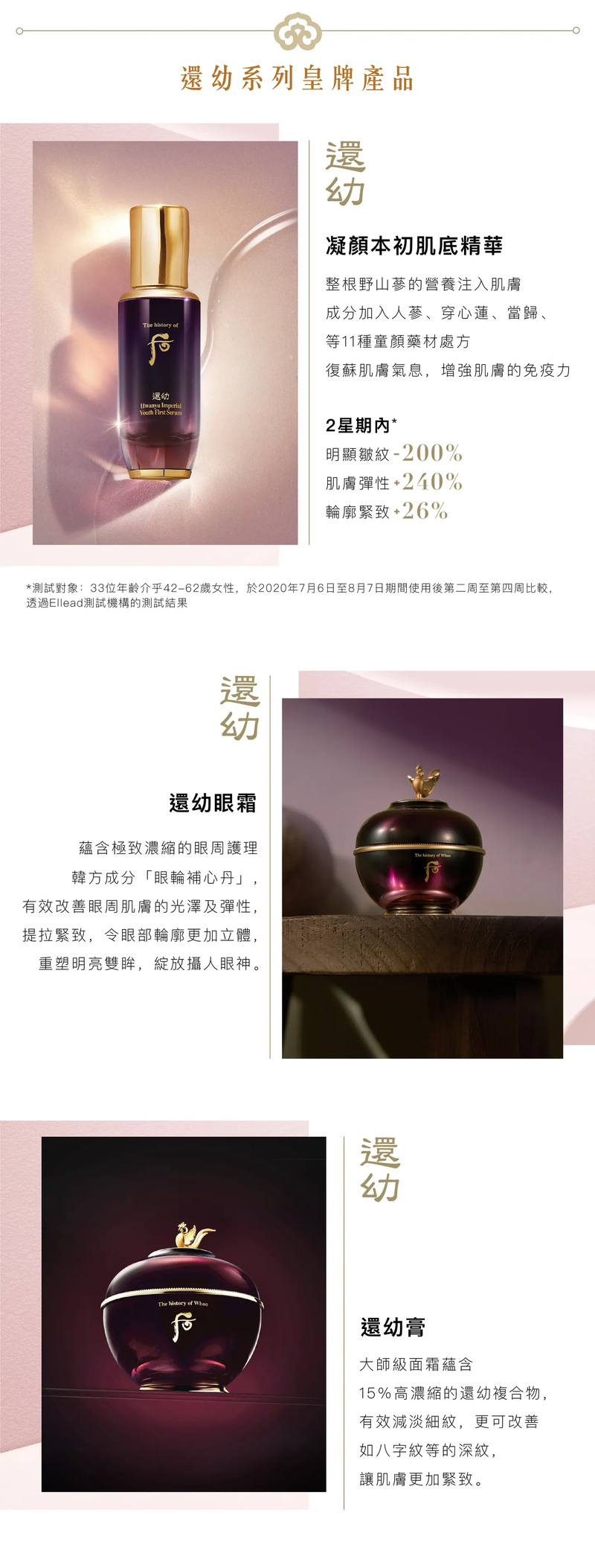 The history of Whoo后Hwanyu 奢華抗老還幼系列旅行套裝[7件套] - Habago