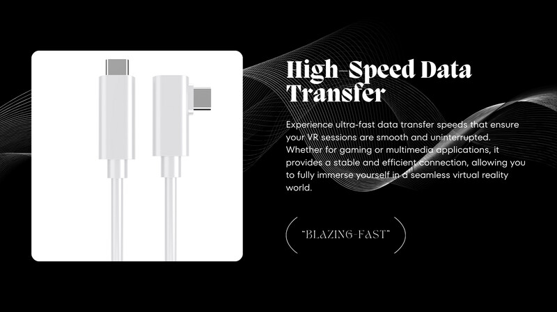 TYCK【FlexiLink】Meta Quest VR Headset Cable VR裝置串流線 5米 (2色) 11